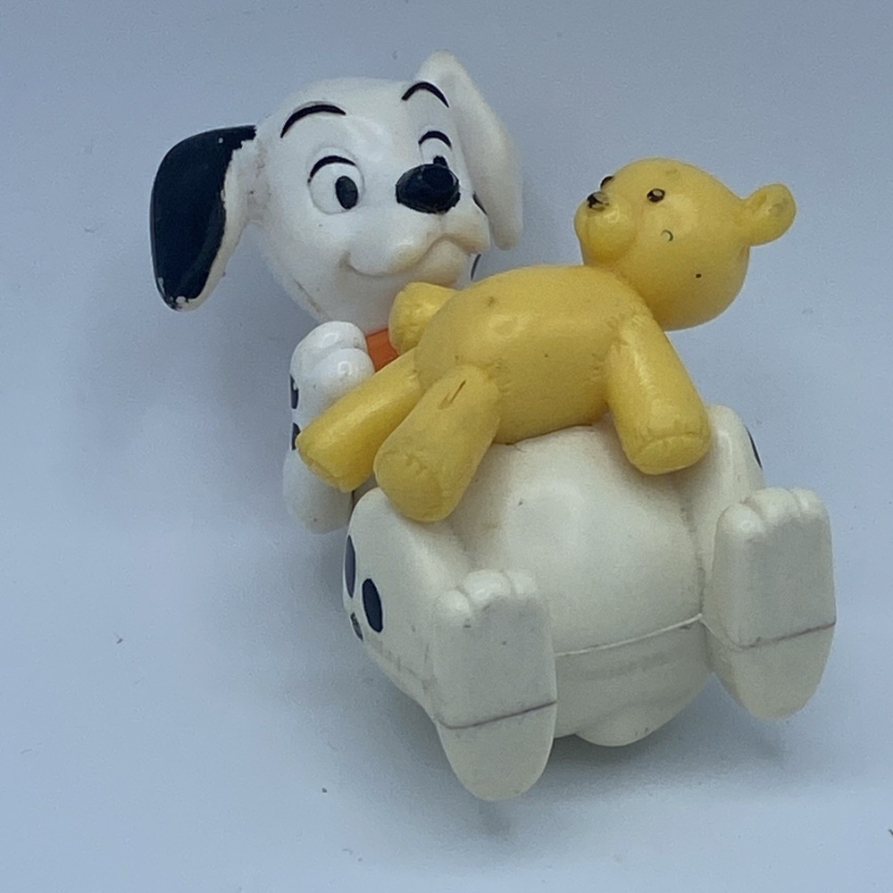 Vintage 1996 101 Dalmations Teddy Bear McDonalds Happy Meal Toy